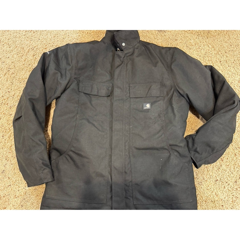 Vintage Carhartt Jacket Mens Med Regular C55 BLK Quilted Nylon Yukon Extremes